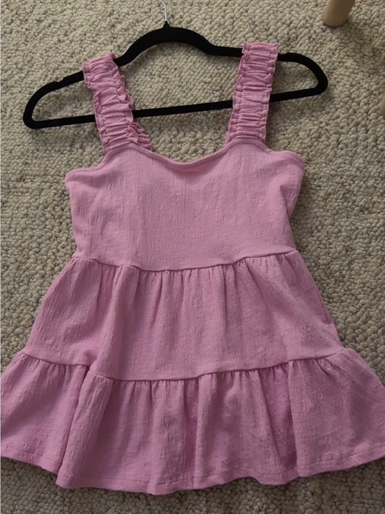 Altar'd State Tops - Altar'd State Pink Ruffle Strap Tiered Tank